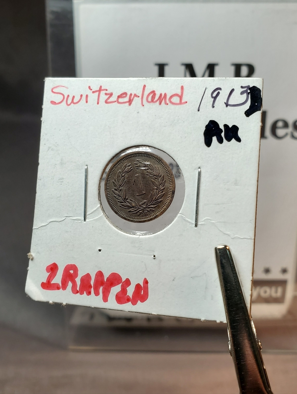 RB 1913 Switzerland Rappen KM# 3.2